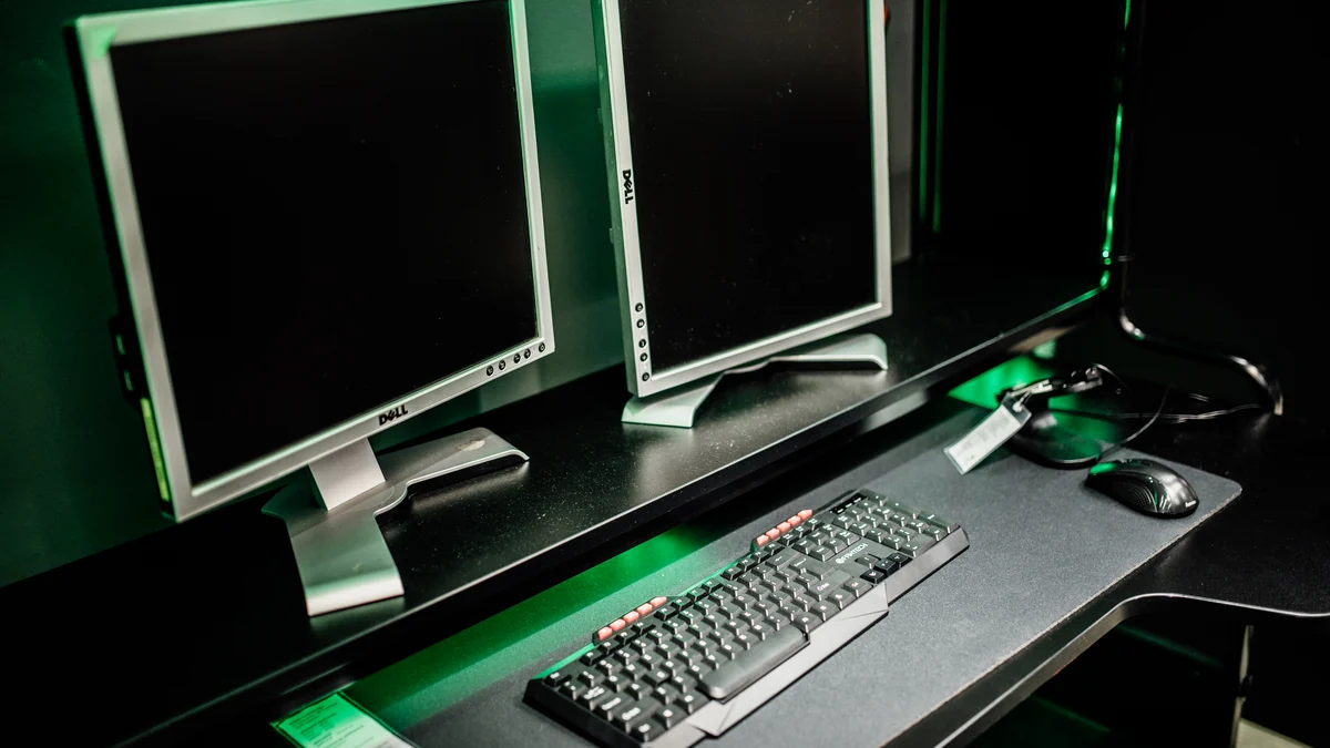 Monitores reais usados para jogos e calibração de imagem